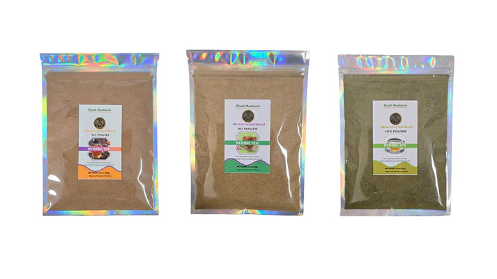 Eliyah Mashiach Herbal Vitality Trio Immune, Detox & Cellular Wellness Support Package 3x60g Blends