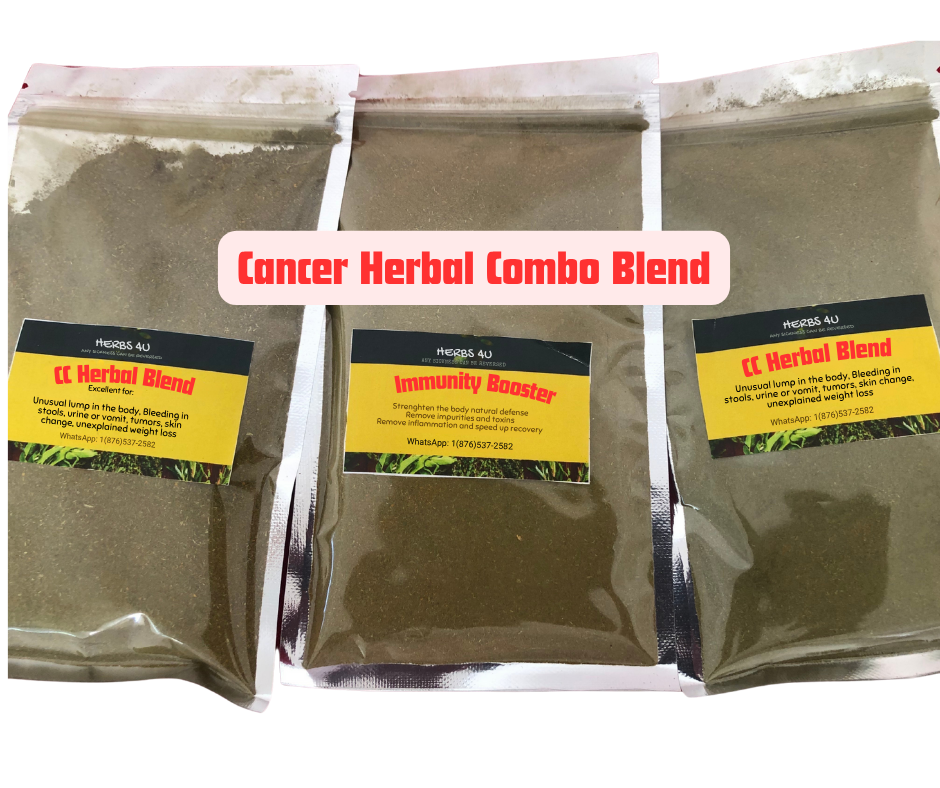 Stomach, Bladder, Lungs, Breast, Skin, Prostate, Brain and Cancer herbal Combo